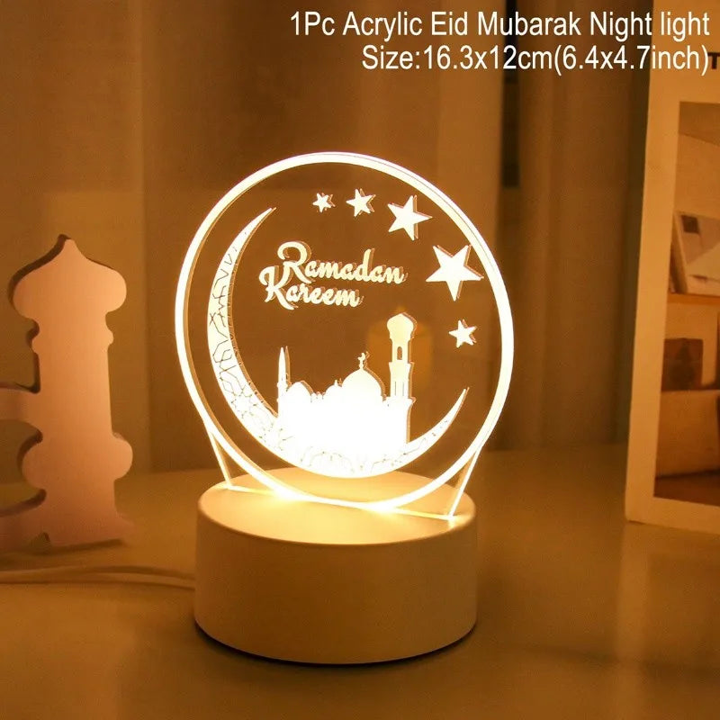 DeenLight™ Ramadan/Eid Mubarak Night Lamp