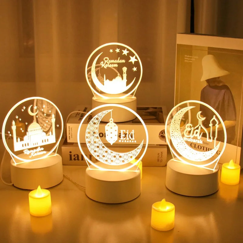 DeenLight™ Ramadan/Eid Mubarak Night Lamp