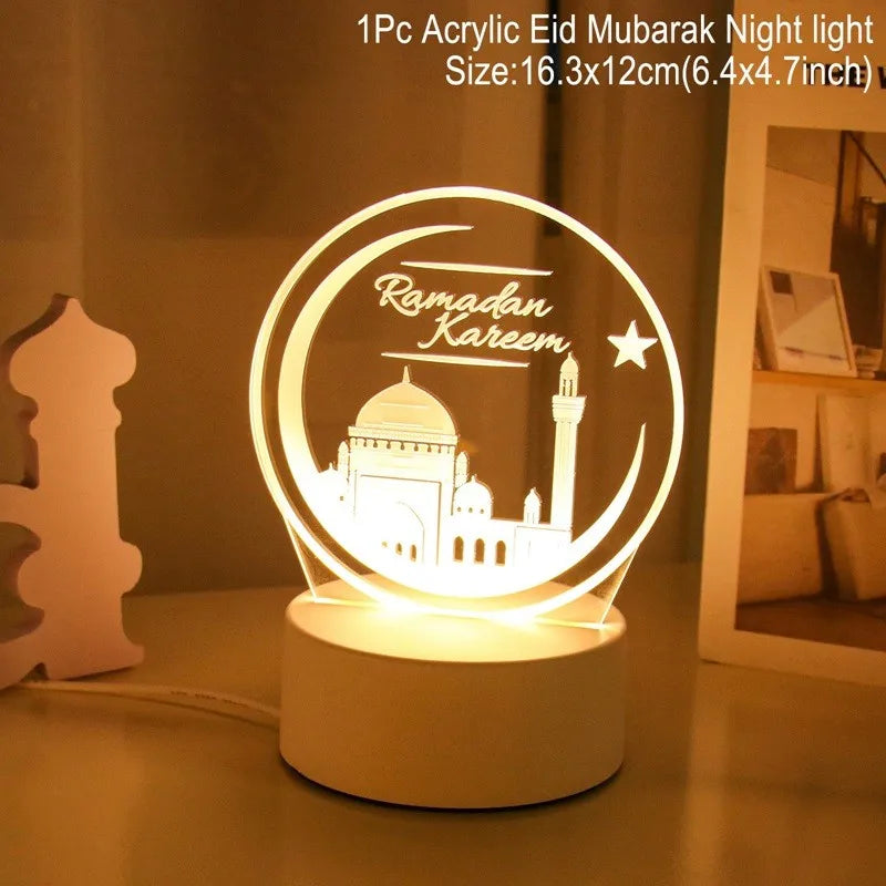 DeenLight™ Ramadan/Eid Mubarak Night Lamp