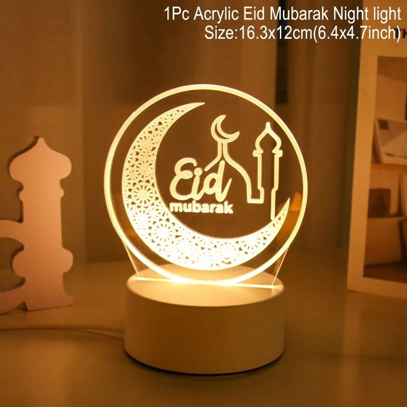 DeenLight™ Ramadan/Eid Mubarak Night Lamp