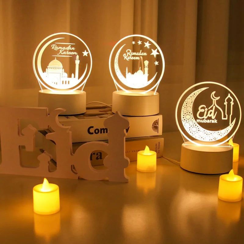 DeenLight™ Ramadan/Eid Mubarak Night Lamp