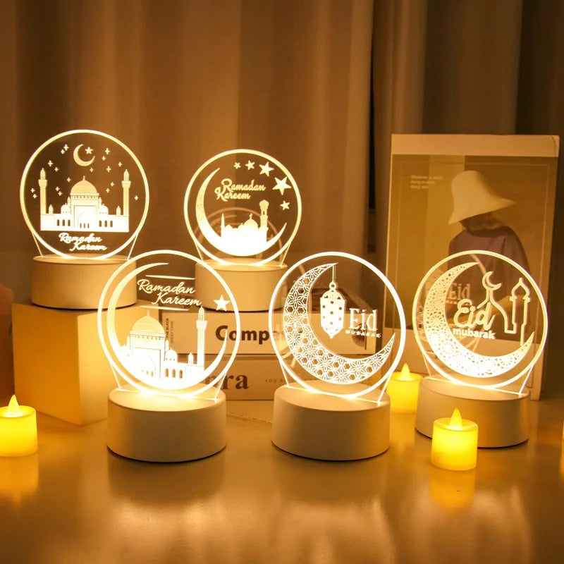 DeenLight™ Ramadan/Eid Mubarak Night Lamp