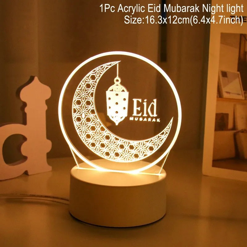 DeenLight™ Ramadan/Eid Mubarak Night Lamp