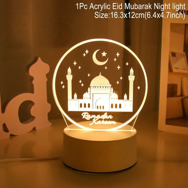 DeenLight™ Ramadan/Eid Mubarak Night Lamp